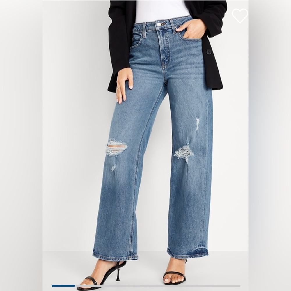 Extra High-Waisted Wide-Leg Jeans